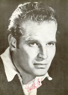Charlton Heston autograph