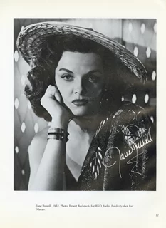 Jane Russell autograph