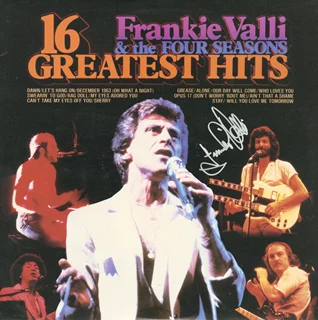 Frankie Valli autograph