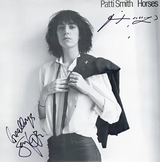 Patti Smith autograph