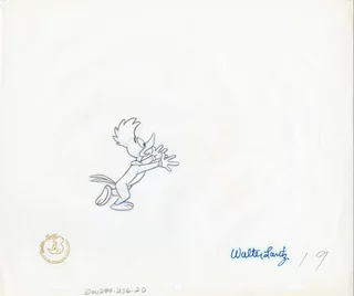 Walter Lantz autograph