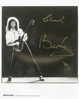 Brian May autograph