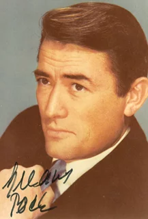 Gregory Peck autograph