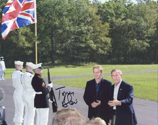 Tony Blair autograph