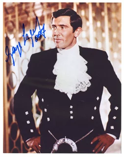 George Lazenby autograph