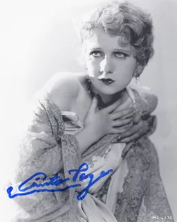 Anita Page autograph
