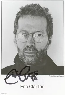 Eric Clapton autograph
