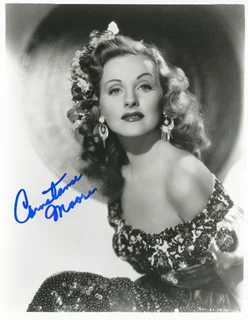 Constance Moore autograph