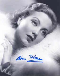 Ann Sothern autograph