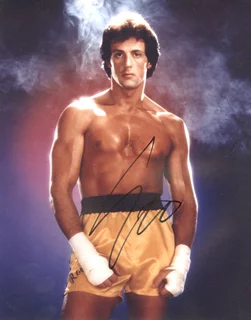 Sylvester Stallone autograph