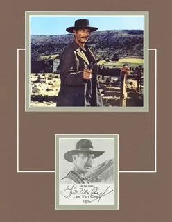 Lee Van Cleef autograph