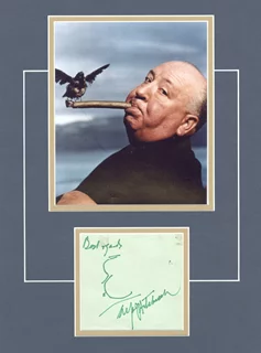 Alfred Hitchcock autograph