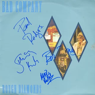 Bad Company autograph