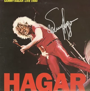 Sammy Hagar autograph