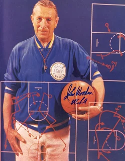 John Wooden autograph