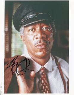 Morgan Freeman autograph