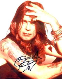 Ozzy Osbourne autograph