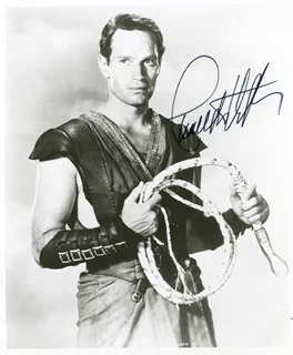 Charlton Heston autograph