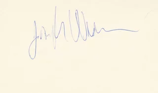 Joseph Wiseman autograph