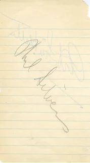 Phil Silvers autograph