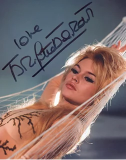 Brigitte Bardot autograph