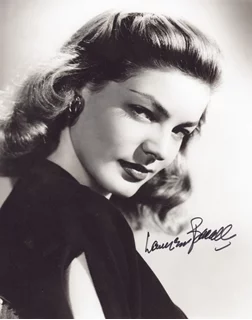 Lauren Bacall autograph