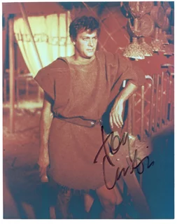 Tony Curtis autograph