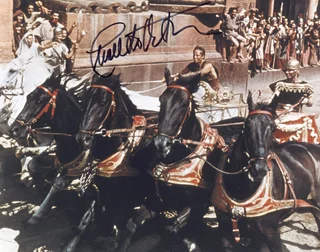 Charlton Heston autograph