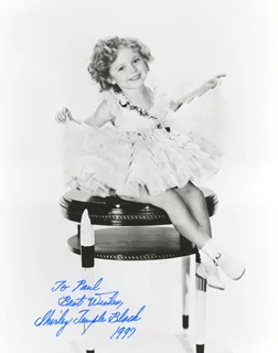 Shirley Temple-Black autograph