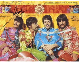 Ringo Starr autograph