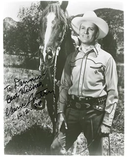 Gene Autry autograph