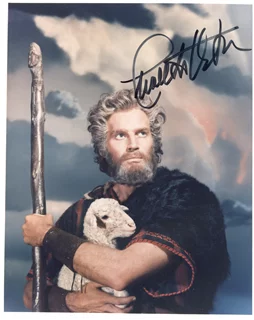 Charlton Heston autograph