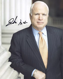 John McCain autograph