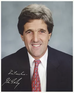 John Kerry autograph