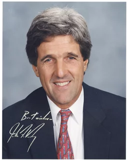 John Kerry autograph