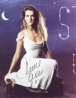 Celine Dion autograph