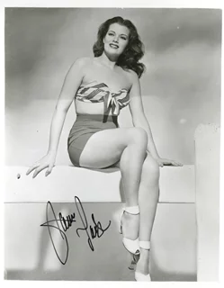 Janis Paige autograph