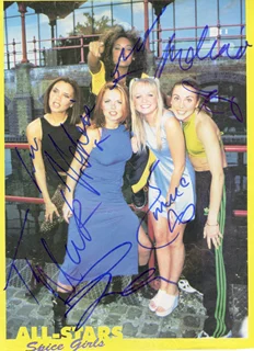 The Spice Girls autograph