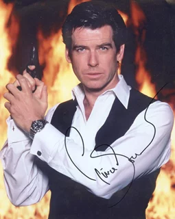 Pierce Brosnan autograph