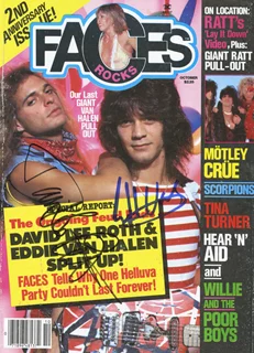 Van Halen autograph