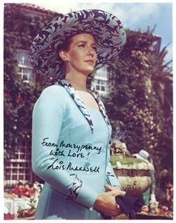 Lois Maxwell autograph