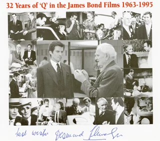 Desmond Llewelyn autograph