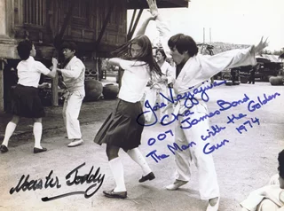 The Man With the Golden Gun autograph