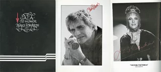 Julie Andrews & Blake Edwards autograph