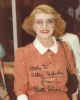 Bette Davis autograph