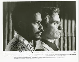 Denzel Washington autograph