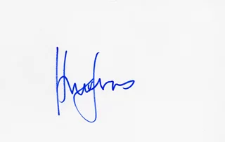 Harrison Ford autograph