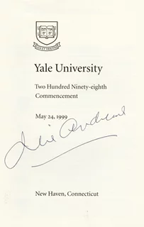 Julie Andrews autograph