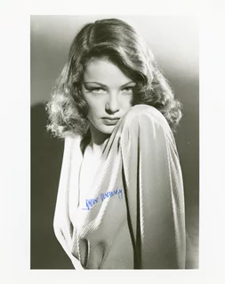 Gene Tierney autograph