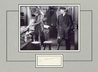 John Barrymore autograph